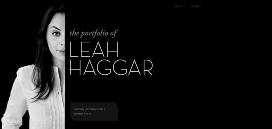 leahhaggar Showcase Of Beautiful Black And White Websites