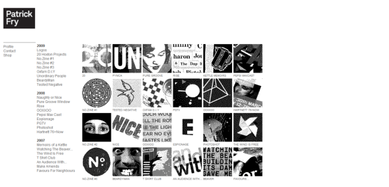 pat Showcase Of Beautiful Black And White Websites
