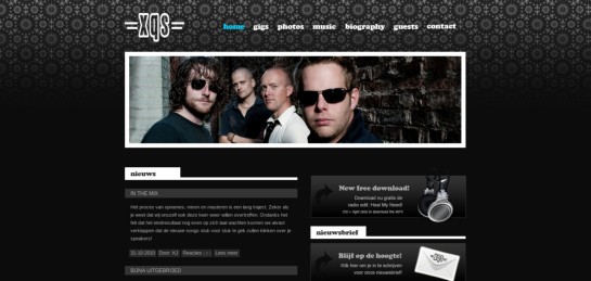 xqsband Showcase Of Beautiful Black And White Websites