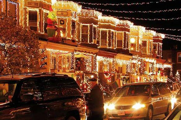 Christmas Lights in Baltimore