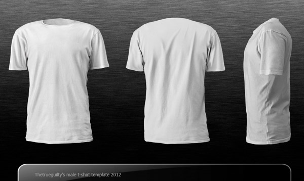 MALE T-SHIRT TEMPLATE BY THETRUEGUILTY