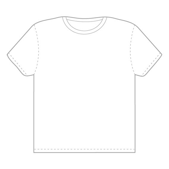 Vector Tshirt Template from Threadless