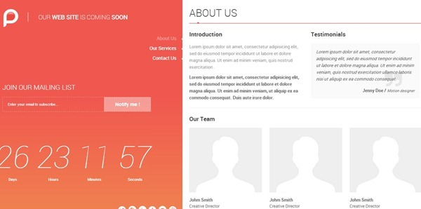 Plus Responsive Retina Ready Coming Soon