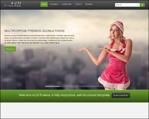JM Finance Free Joomla Template