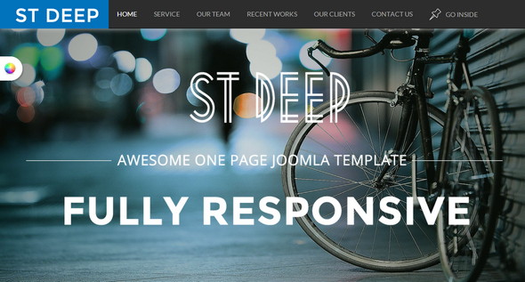 ST Deep – Amazing one page joomla template