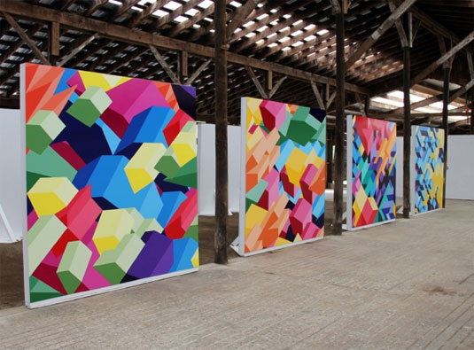 Spray paintings
