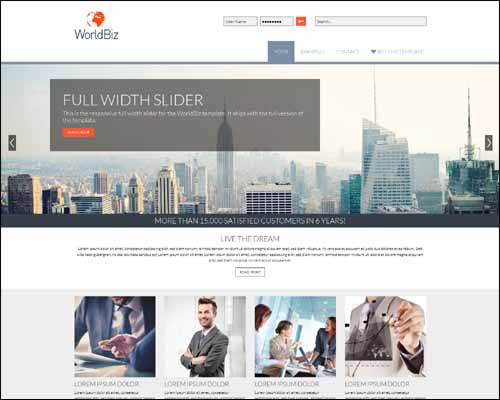 WorldBiz Free Joomla Template