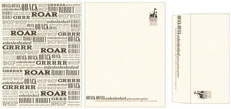 Bronx Zoo letterhead