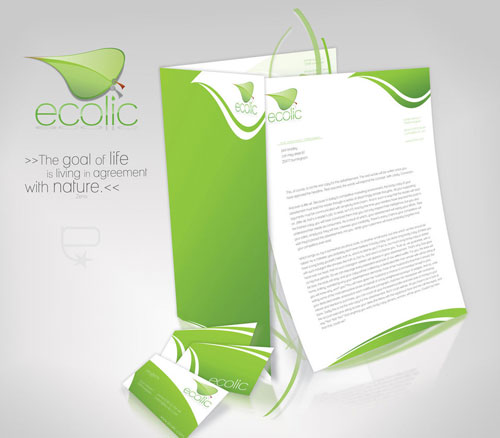 Ecolic corporate identity