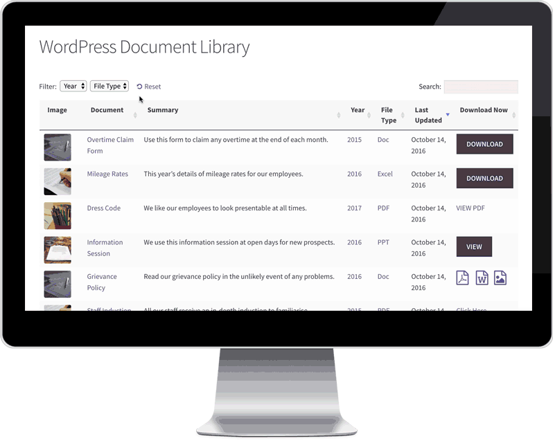 WordPress-document-library-plugin