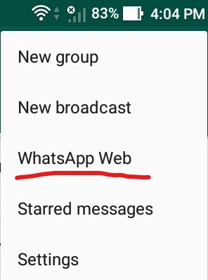 whatsapp web